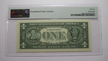 Load image into Gallery viewer, $1 2017 Radar Serial Number Federal Reserve Currency Bank Note Bill PMG UNC66EPQ