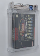 Load image into Gallery viewer, Jeopardy! Deluxe Edition Super Nintendo SNES Sealed Video Game Wata Graded 7.5 A