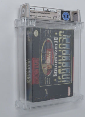 Jeopardy! Deluxe Edition Super Nintendo SNES Sealed Video Game Wata Graded 7.5 A