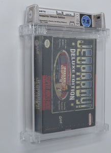 Jeopardy! Deluxe Edition Super Nintendo SNES Sealed Video Game Wata Graded 7.5 A