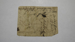 1761 Twenty Shillings North Carolina NC Colonial Currency Note Bill RARE 20s