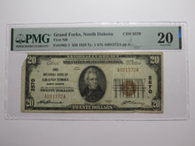 Load image into Gallery viewer, $20 1929 Grand Forks North Dakota National Currency Bank Note Bill Ch #2570 VF20