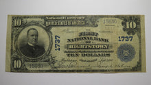 Load image into Gallery viewer, $10 1902 Hightstown New Jersey NJ National Currency Bank Note Bill Ch #1737 FINE