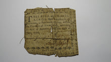 Load image into Gallery viewer, 1760 Five Shillings North Carolina NC Colonial Currency Note Bill! RARE 5s!