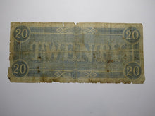 Load image into Gallery viewer, $20 1864 Richmond Virginia VA Confederate Currency Bank Note Bill RARE T67