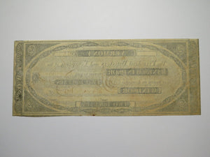 $2 1838 Windsor Vermont VT Obsolete Currency Bank Note Bill! Bank of Windsor VF+