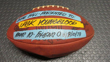 Load image into Gallery viewer, 1978 Jack Youngblood Los Angeles Rams Presentation Game Used NFL Football! 
