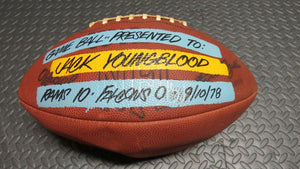 1978 Jack Youngblood Los Angeles Rams Presentation Game Used NFL Football! 