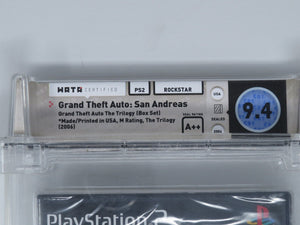 Grand Theft Auto San Andreas Sony Playstation 2 Factory Sealed Video Game WATA