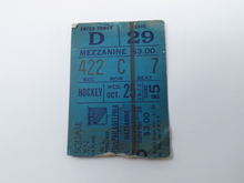 Load image into Gallery viewer, October 25, 1972 New York Rangers Vs. Philadelphia Flyers NHL Hockey Ticket Stub