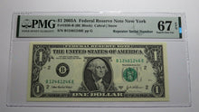 Load image into Gallery viewer, $1 2003 Repeater Serial Number Federal Reserve Currency Bank Note Bill PMG UNC67