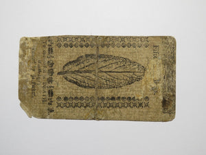 1760 Fifteen Shillings New Jersey NJ Colonial Currency Bank Note Bill 15s RARE