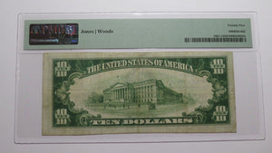 $10 1929 Monongahela City Pennsylvania PA National Currency Bank Note Bill #5968