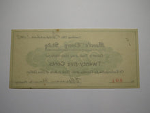 Load image into Gallery viewer, $.25 1907 Lewisburg Ohio Obsolete Currency Note Bill Moore&#39;s Cheery Study UNC++