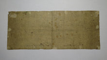 Load image into Gallery viewer, $5 1850 Blackstone Massachusetts Obsolete Currency Bank Note Bill Worcester Cty