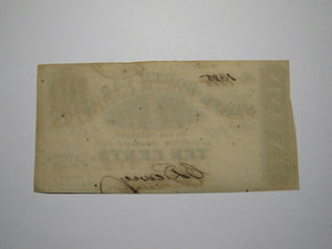 $.10 1862 Raleigh North Carolina Obsolete Currency Bank Note Bill NC State UNC