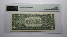 Load image into Gallery viewer, $1 1988 Radar Serial Number Federal Reserve Currency Bank Note Bill PMG UNC66EPQ