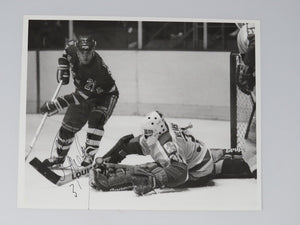 Rollie Melanson Los Angeles Kings Signed Autographed Original 10X8 Hockey Photo