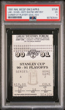 Load image into Gallery viewer, 4/6/91 Los Angeles Kings Canucks Hockey Ticket Stub Wayne Gretzky Overtime Goal