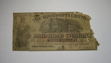 Load image into Gallery viewer, $2 1862 Holly Springs Mississippi Obsolete Currency Bank Note Bill Central RR