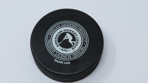 2002 Calder Cup Champions Chicago Wolves AHL Official Game Hockey Puck RARE!