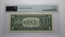Load image into Gallery viewer, $1 2003 Radar Serial Number Federal Reserve Currency Bank Note Bill PMG UNC67EPQ