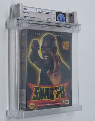Brand New Shaq Fu Sega Genesis Factory Sealed Video Game Wata Graded 7.5 B+ Seal