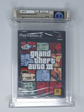 Grand Theft Auto 3 Sony Playstation 2 Factory Sealed Video Game Wata 9.4 GTA III
