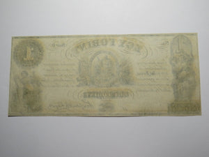 $1 18__ New York NY Obsolete Currency Bank Note Bill! Hungarian Fund Egy Forint!