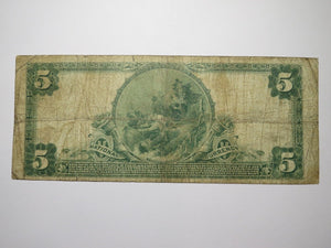 $5 1902 Oakland California CA National Currency Bank Note Bill Charter #9502