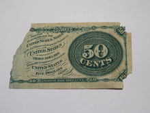 Load image into Gallery viewer, $.50 Fourth Issue Fractional Currency Obsolete Bank Note Bill 4th Stanton