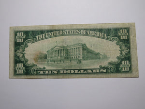 $10 1929 Blossburg Pennsylvania PA National Currency Bank Note Bill Ch #13381 VF