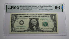 Load image into Gallery viewer, $1 2003A Repeater Serial Number Federal Reserve Currency Bank Note Bill UNC66EPQ