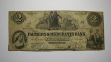 Load image into Gallery viewer, $2 1854 Middletown Point New Jersey NJ Obsolete Currency Bank Note Bill! Keyport