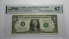 Load image into Gallery viewer, $1 2003 Repeater Serial Number Federal Reserve Currency Bank Note Bill UNC67EPQ