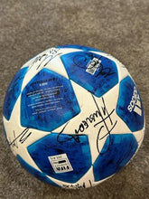 Load image into Gallery viewer, 2018-19 Match Used Galatasaray UEFA Champions League Team Signed Soccer Ball