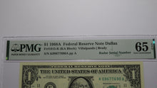 Load image into Gallery viewer, 2 $1 1985 &amp; 1988 Matching Radar Serial Numbers Federal Reserve Bank Note Bills