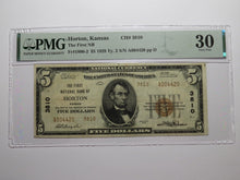 Load image into Gallery viewer, $5 1929 Horton Kansas KS National Currency Bank Note Bill Ch. #3810 VF30