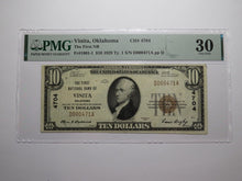 Load image into Gallery viewer, $10 1929 Vinita Oklahoma OK National Currency Bank Note Bill Ch. #4704 VF30 PMG