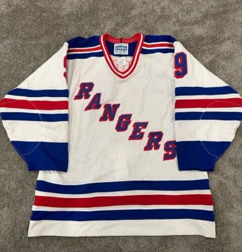 Bernie Nicholls New York Rangers Authentic Cosby NHL Starter Hockey Jersey! NYR