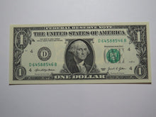 Load image into Gallery viewer, $1 2021 Radar Serial Number Federal Reserve Currency Bank Note Bill UNC 64588546