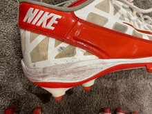 Load image into Gallery viewer, Jake Long Miami Dolphins Game Used Worn NFL Nike Superbad Football Cleats