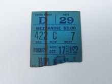 Load image into Gallery viewer, October 17, 1973 New York Rangers St. Louis Blues Hockey Ticket Stub Giacomin SO