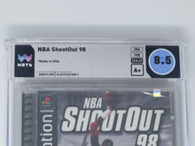 Load image into Gallery viewer, NBA Shootout '98 Sony Playstation Factory Sealed Video Game Wata 8.5 A+ 1998