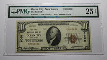 Load image into Gallery viewer, $10 1929 Ocean City New Jersey NJ National Currency Bank Note Bill Ch #6060 VF25