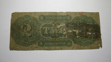 Load image into Gallery viewer, $2 1862 Greensborough Maryland MD Obsolete Currency Bank Note Bill! Farmers!