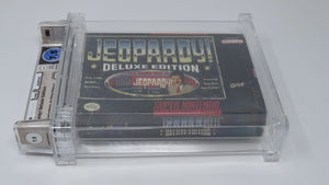 Jeopardy! Deluxe Edition Super Nintendo SNES Sealed Video Game Wata Graded 7.5 A