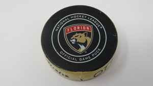 2017-18 Magnus Paajarvi Ottawa Senators Game Used Goal Scored Puck -Chabot Ast.