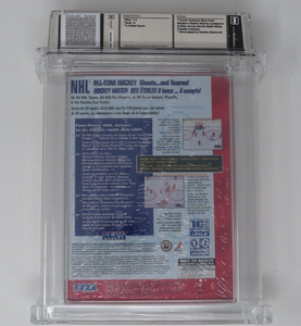 New NHL All Star Hockey '95 Sega Genesis Sealed Video Game Wata Graded 7.5 A