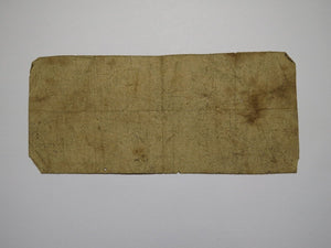 $.50 1862 Staunton Virginia VA Obsolete Currency Bank Note Bill! Augusta County